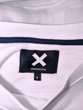 Sweatshirt crew neck moletom Blue Banana