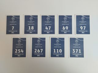 LOTE CROMOS TOPPS UEFA CHAMPIONS 2017-18