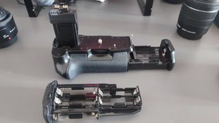 Canon700D con caja, objetivos y accesori