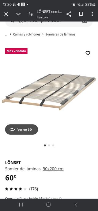 Somier y colchones ikea
