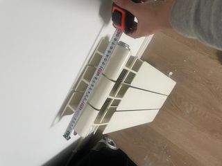 Radiador pequeño de tres elementos