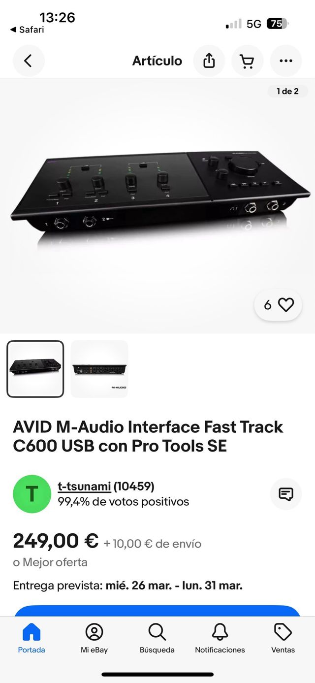 MAUDIO FAST TRACK C600