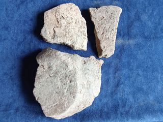 LOTE FRAGMENTOS CERAMICA NEOLITICA TECNICA CORDON