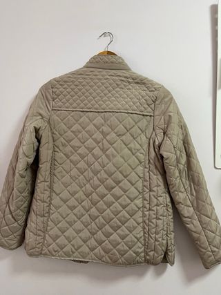 Parka beige de Zara