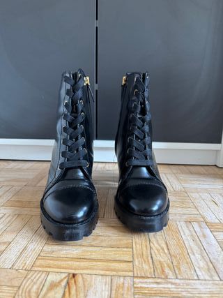 Botin negro talla 39 uterqüe