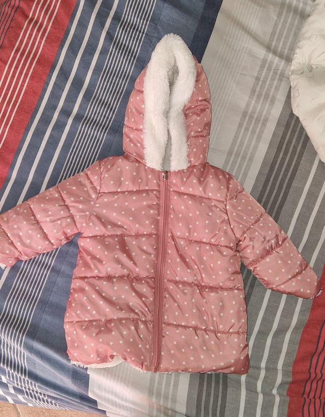 Piumino reversibile bambina