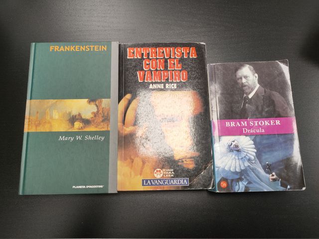 Pack clásicos terror: Frankenstein, IT, Drácula.