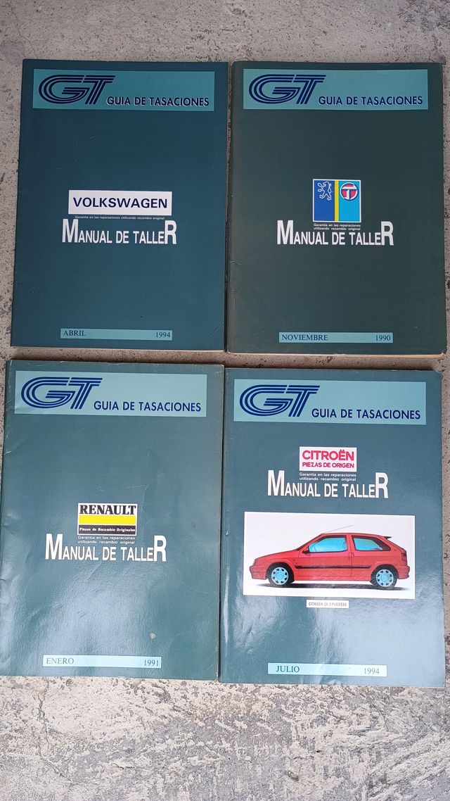 Manual de taller Guia tasaciones