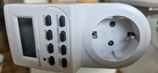 Enchufe programador eléctrico