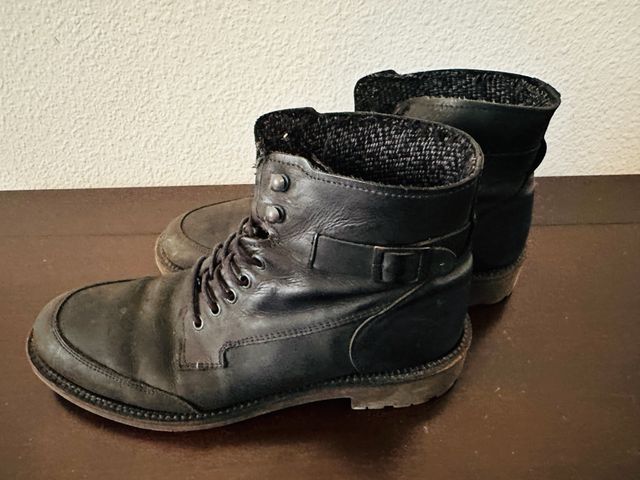 Botas Springfield de cuero genuino