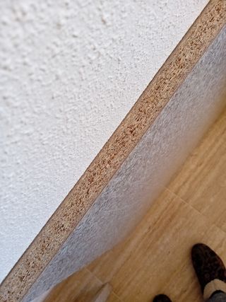 Piezas de imitación mármol.