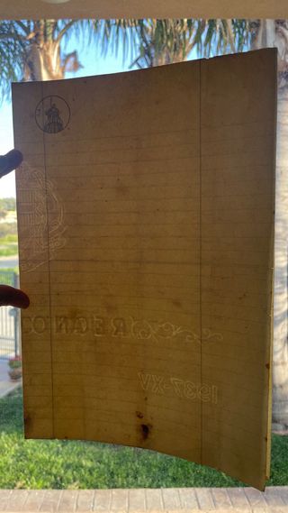 Foglio Protocollo REGNO ITALIA 1937