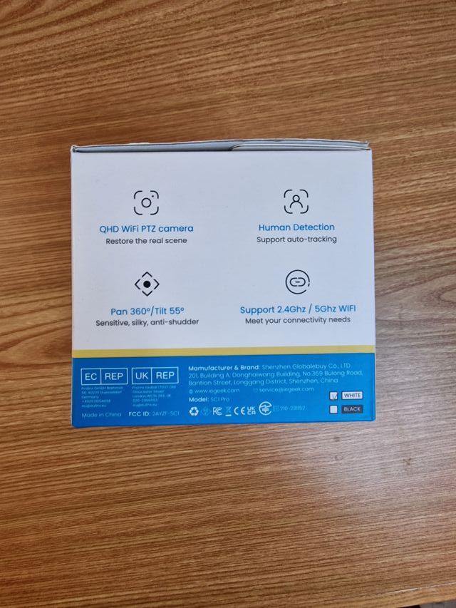 Telecamera WiFi 5MP da interno, NUOVA