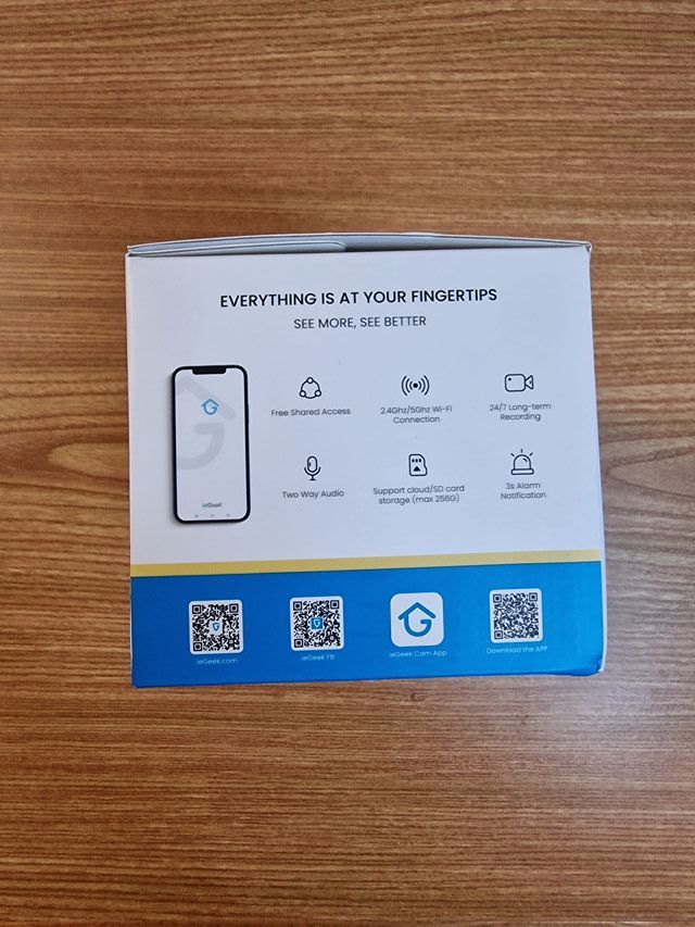 Telecamera WiFi 5MP da interno, NUOVA