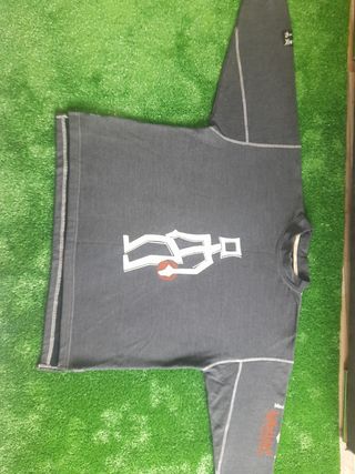 Camiseta Ronitx Oversize Vintage Gris