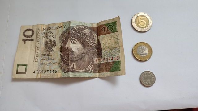 Set billete y monedas polacas