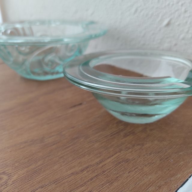 Lote de ceniceros de cristal La Mediterránea