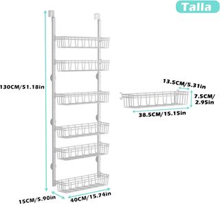 Organizador Colgante 6 Estantes