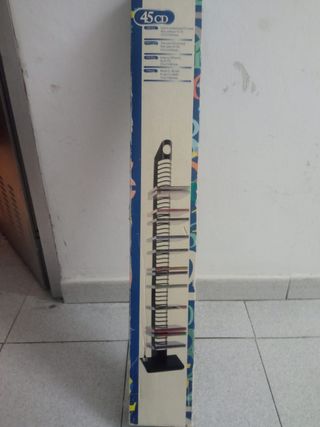 Porta CD negro capacidad 45 CDs