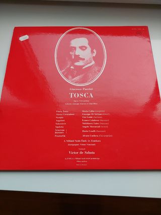 Opera Tosca de Puccini en vinilos