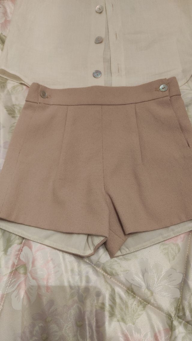 Conjunto niño beige eventos