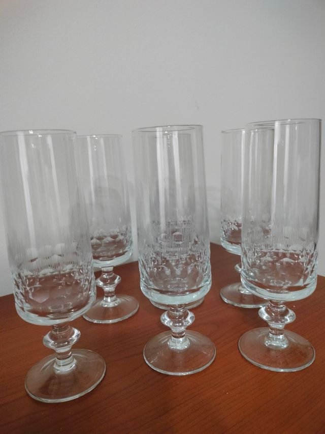 Servizio di bicchieri in cristallo. da 20 pez