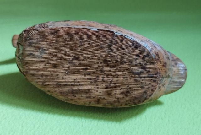 Adorno pato artesanal caña