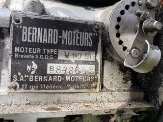 Segadora Bernard moteurs w110