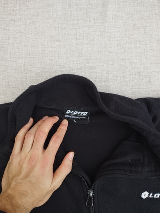 Lotto fleece lining vintage embroidered