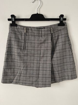 Falda pantalón estampada Stradivarius