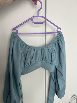 Camisa magas abullonadas