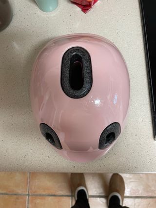 Casco de bici bebé Btwin 500 rosa