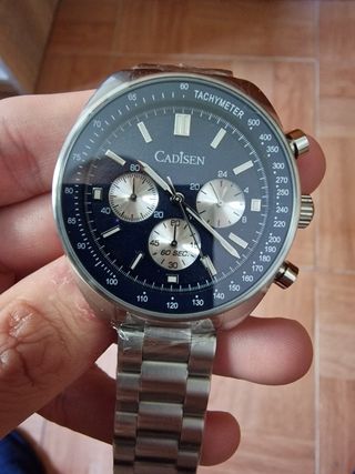 Reloj Cadisen Cronógrafo Cara Azul