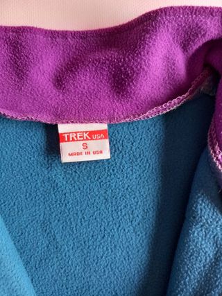 Maillot Trek USA polar mujer vintage