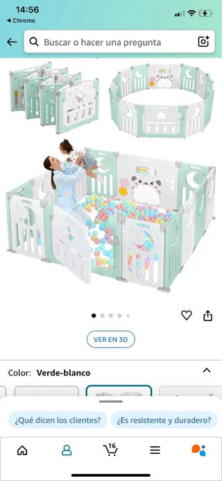 Parque infantil para bebé