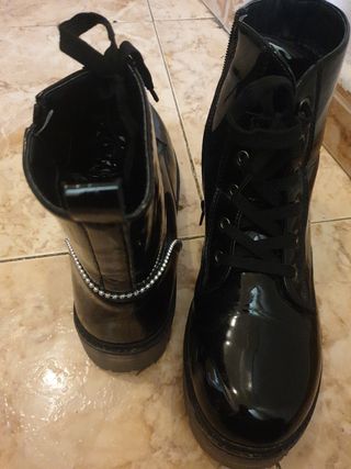 Zapatos negros largos para mujer talla 39