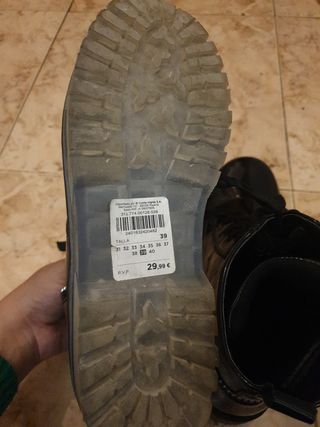 Zapatos negros largos para mujer talla 39