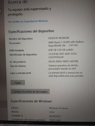 Portátil ASUS TUF GAMING FX505DT - BQ051