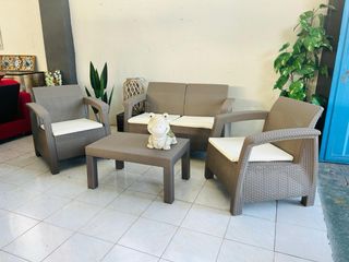 Conjunto terraza y jardin barato