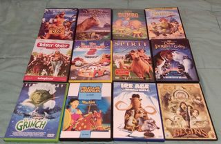 DVDs peliculas infantiles