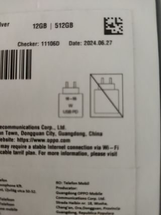 Móvil smartphone OPPO reno12pro 5G
