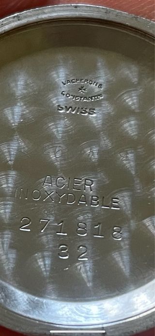 Vacheron constantin vintage acero