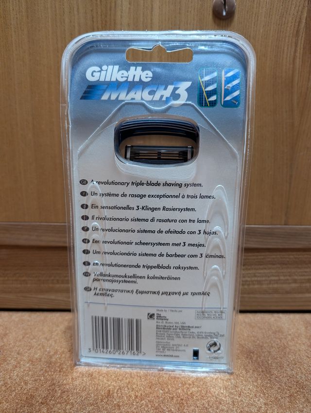 Gilette Mach3 Cool Blue