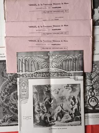 REVISTAS ANTIGUAS RELIGIOSAS FRANCISCANAS AÑO 1955