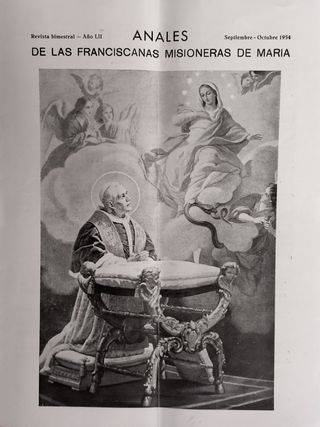 REVISTAS ANTIGUAS RELIGIOSAS FRANCISCANAS AÑO 1955