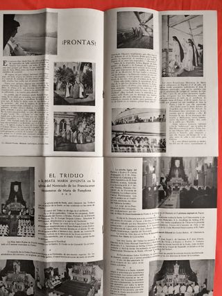 REVISTAS ANTIGUAS RELIGIOSAS FRANCISCANAS AÑO 1955