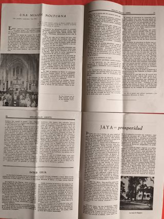 REVISTAS ANTIGUAS RELIGIOSAS FRANCISCANAS AÑO 1955