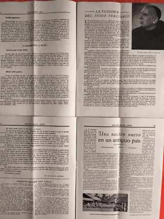 REVISTAS ANTIGUAS RELIGIOSAS FRANCISCANAS AÑO 1955