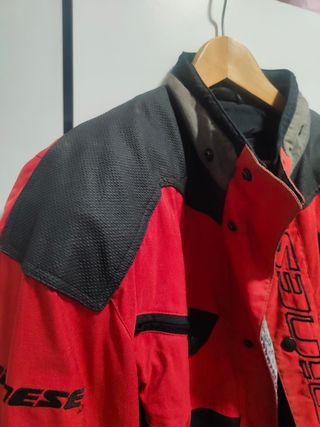 Chaqueta moto hombre