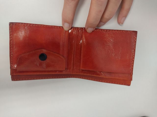 Cartera billetera monedero piel cuero